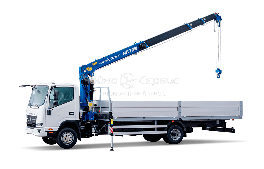 Кран-манипулятор КАМАЗ Компас 9 с КМУ Чайка NR708 