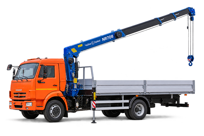 Кран-манипулятор КАМАЗ-4308 с КМУ Чайка NR708
