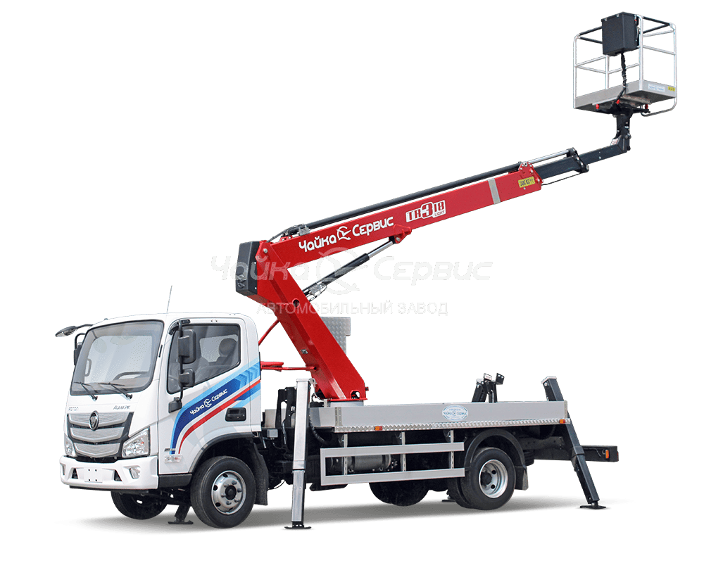 Автогидроподъемник телескопический (стрела за кабиной) FOTON S85 с АГП Чайка TRL318