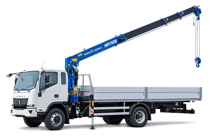 Кран-манипулятор КАМАЗ Компас 12 с КМУ Чайка NR708 